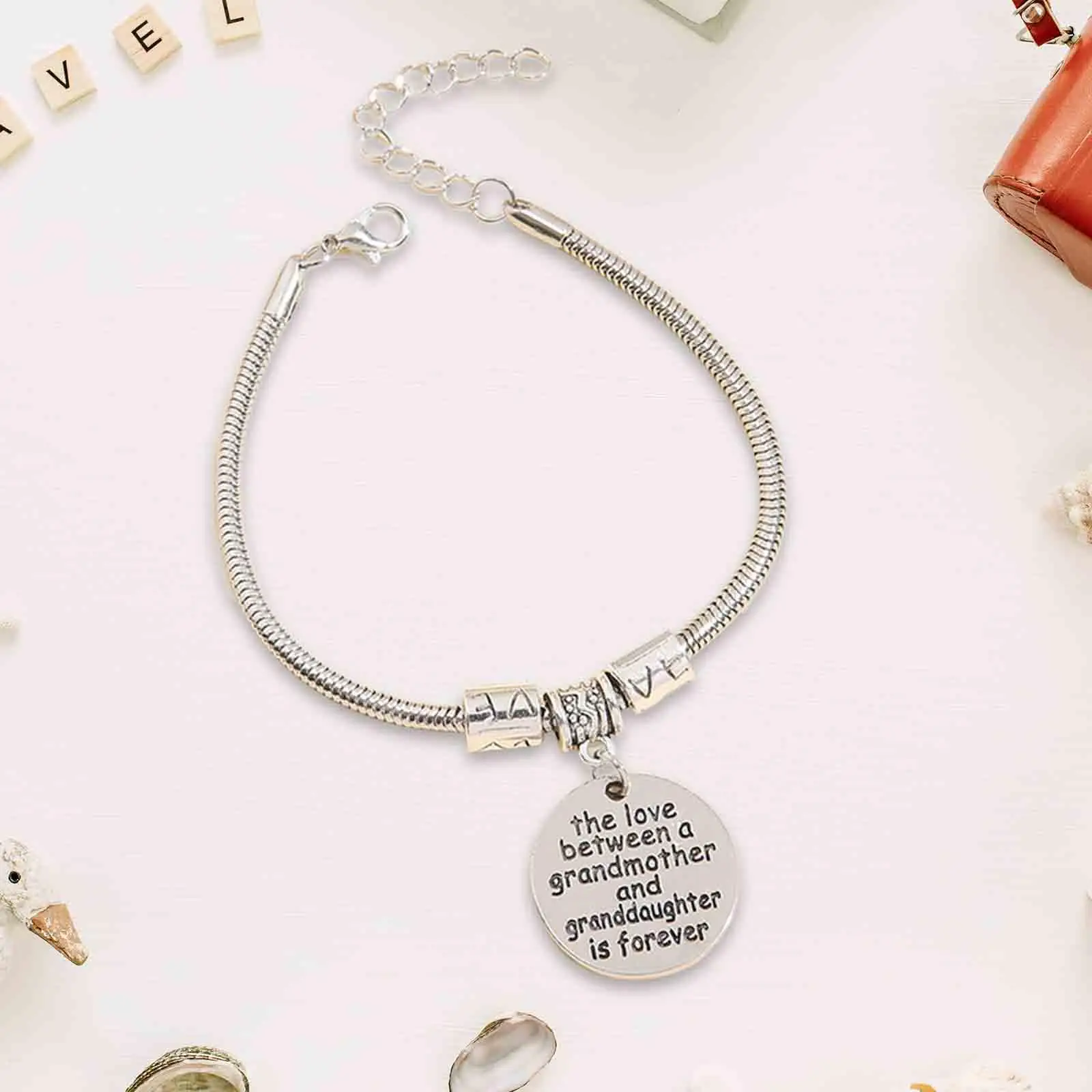 Granddaughter Gifts Grandmother and Granddaughter Bracelet for Mothers Day