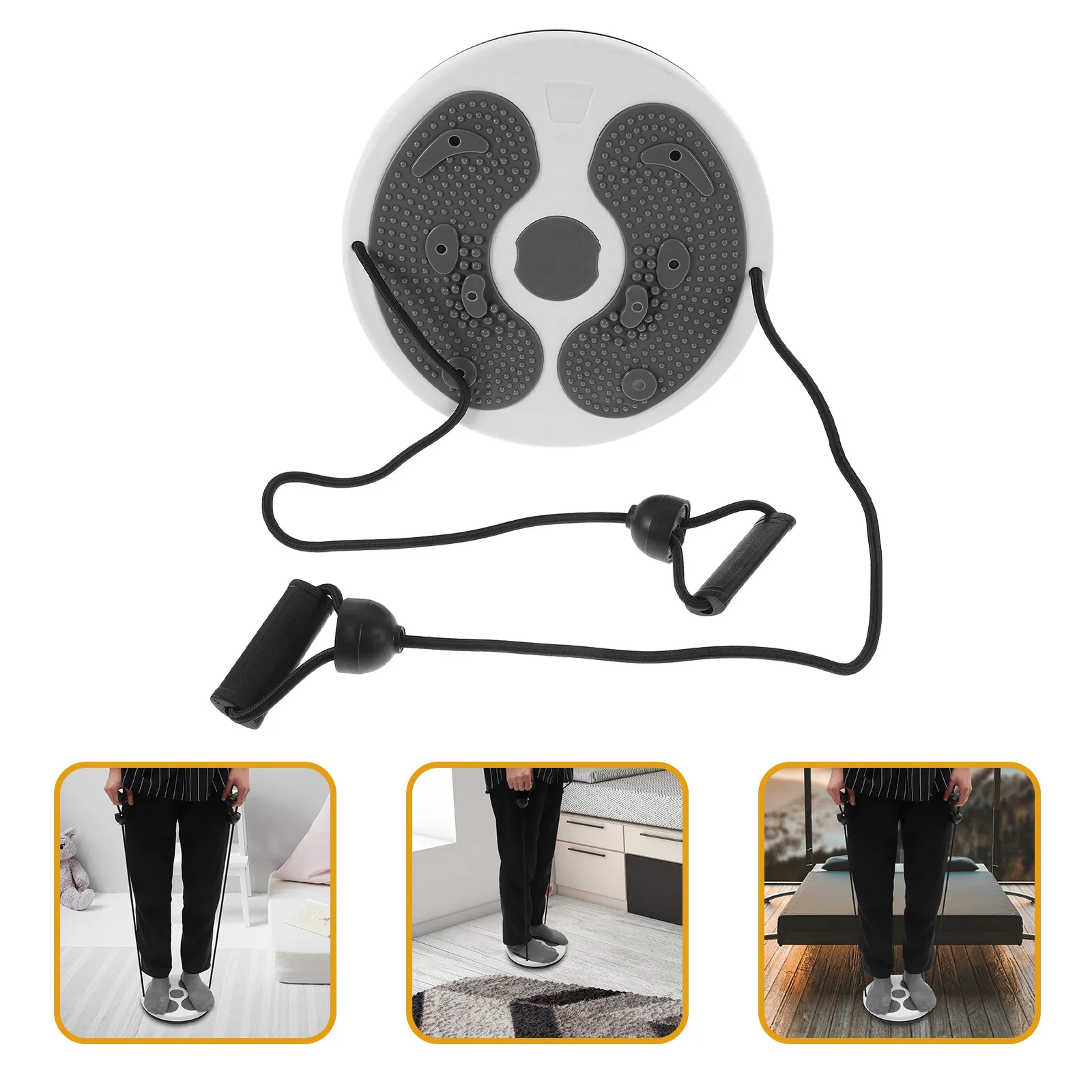 Plastic Waist Twisting Disc Slimming Rotating Board Exercise Disc Home Fitness Waist Trainer Twisting Plate Twists Board