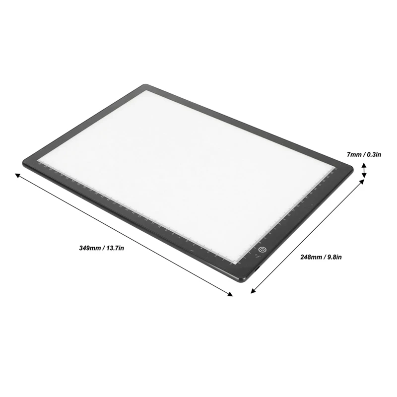 ABAN Slide Viewer Ultra Slim A4 Size 3 Brightness Mode APP Editing Soft LED USB Powered Slide Scanner For Film Negative