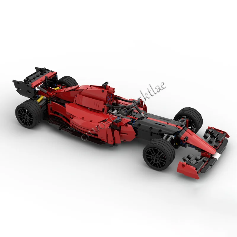 Nouveau 1320 pièces MOC technologie formule de course modèle de voiture blocs de construction véhicule de vitesse briques jouets enfants Surprise cadeaux d'halloween