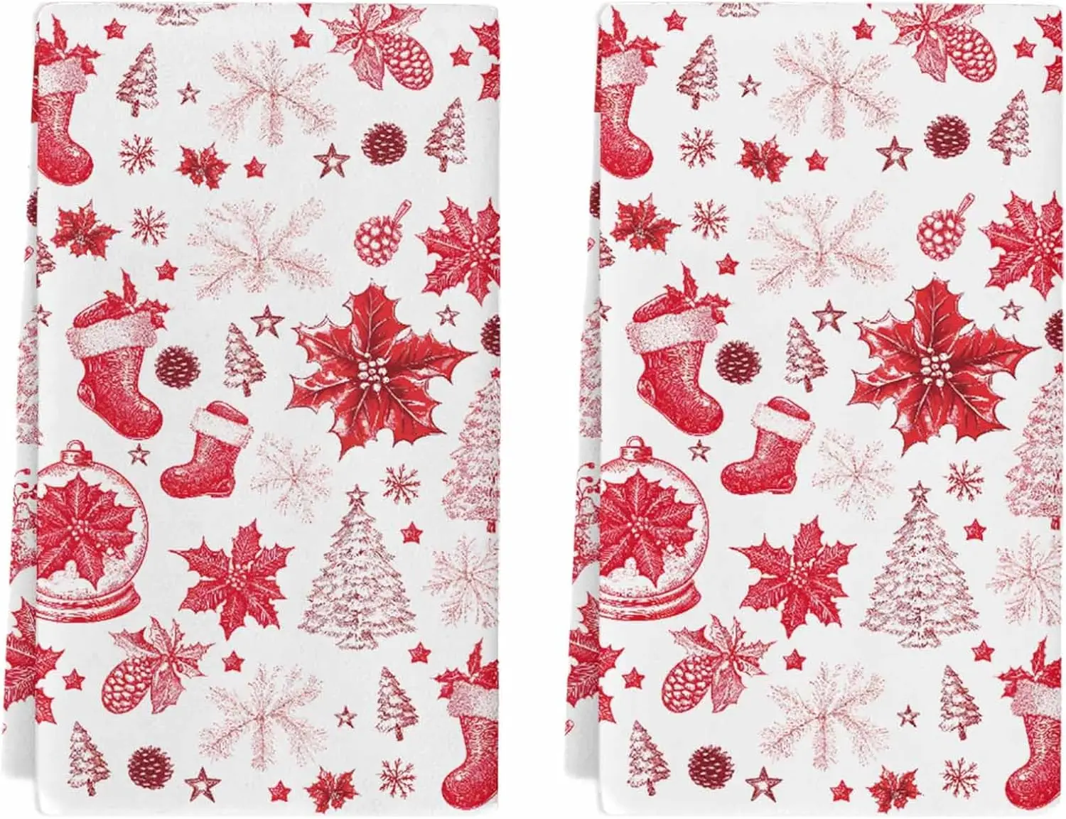 

Рождественская елка, носки для растений, снежинка, сосновая шишка, кухонные полотенца, чистящие средства, набор полотенец для рук в фермерском доме, украшения Xams