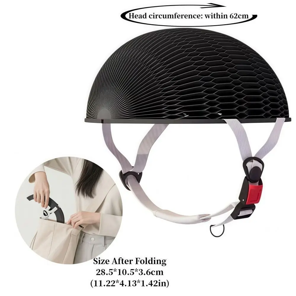 Unique Breathable Foldable Paper Helmet Lightweight Hollowed-out Bicycle Helmet Sturdy Comfort Cycling Helmet Universal view 6