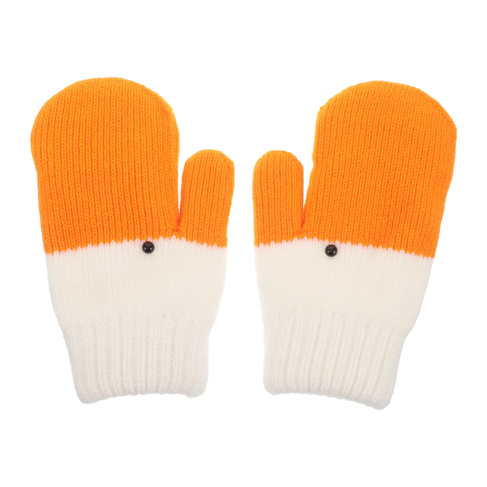 

Funny Thickened Warm Knitted Mittens Women Winter Gloves Cold Protection Windproof Soft Touch Outdoor Daily Cycling Mittens For