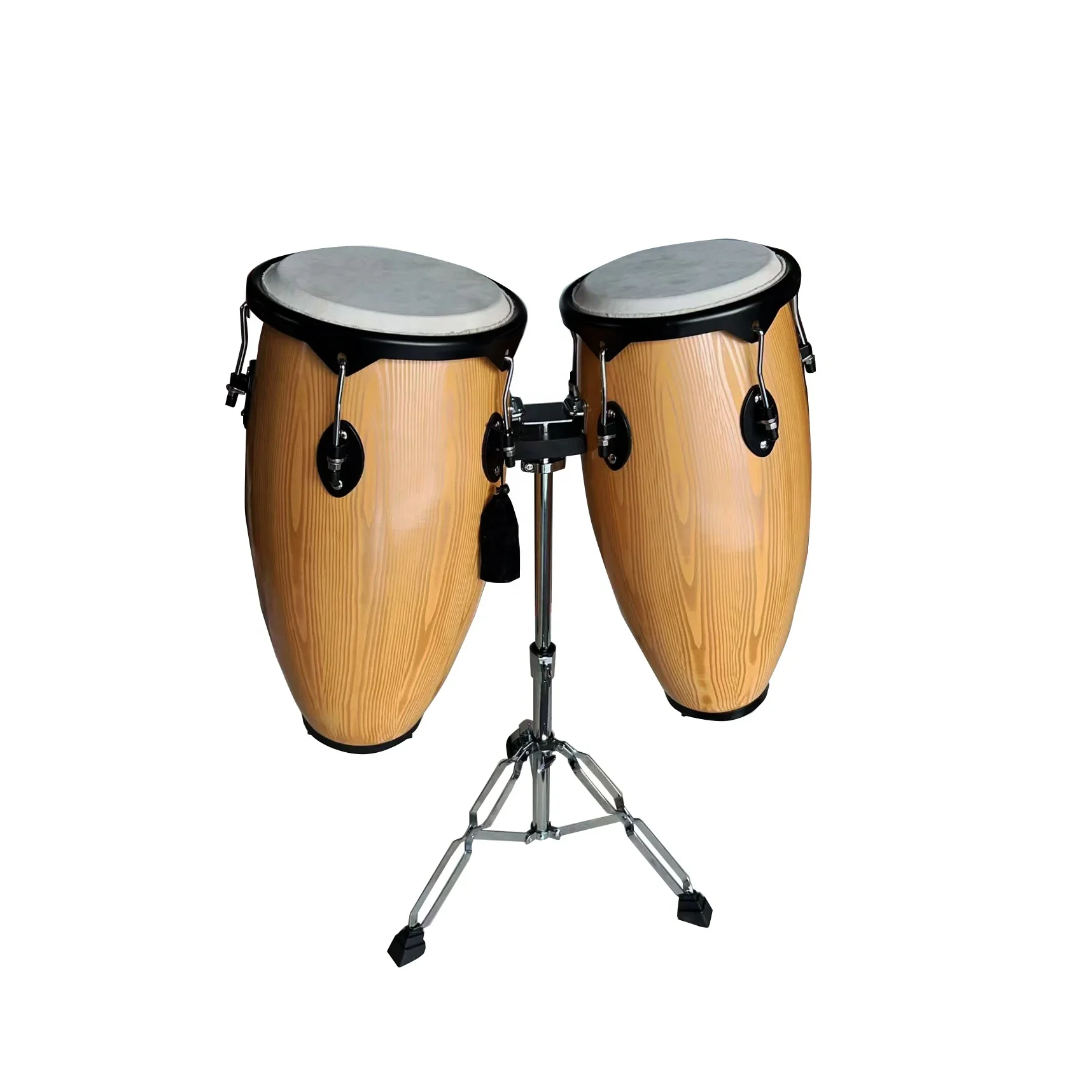 Cong Set Professional Acoustic Drum Set for Adults High Quality LKJG-03 PVC Mesh Head 2-Piece Set Durable Maple Drum Chamber
