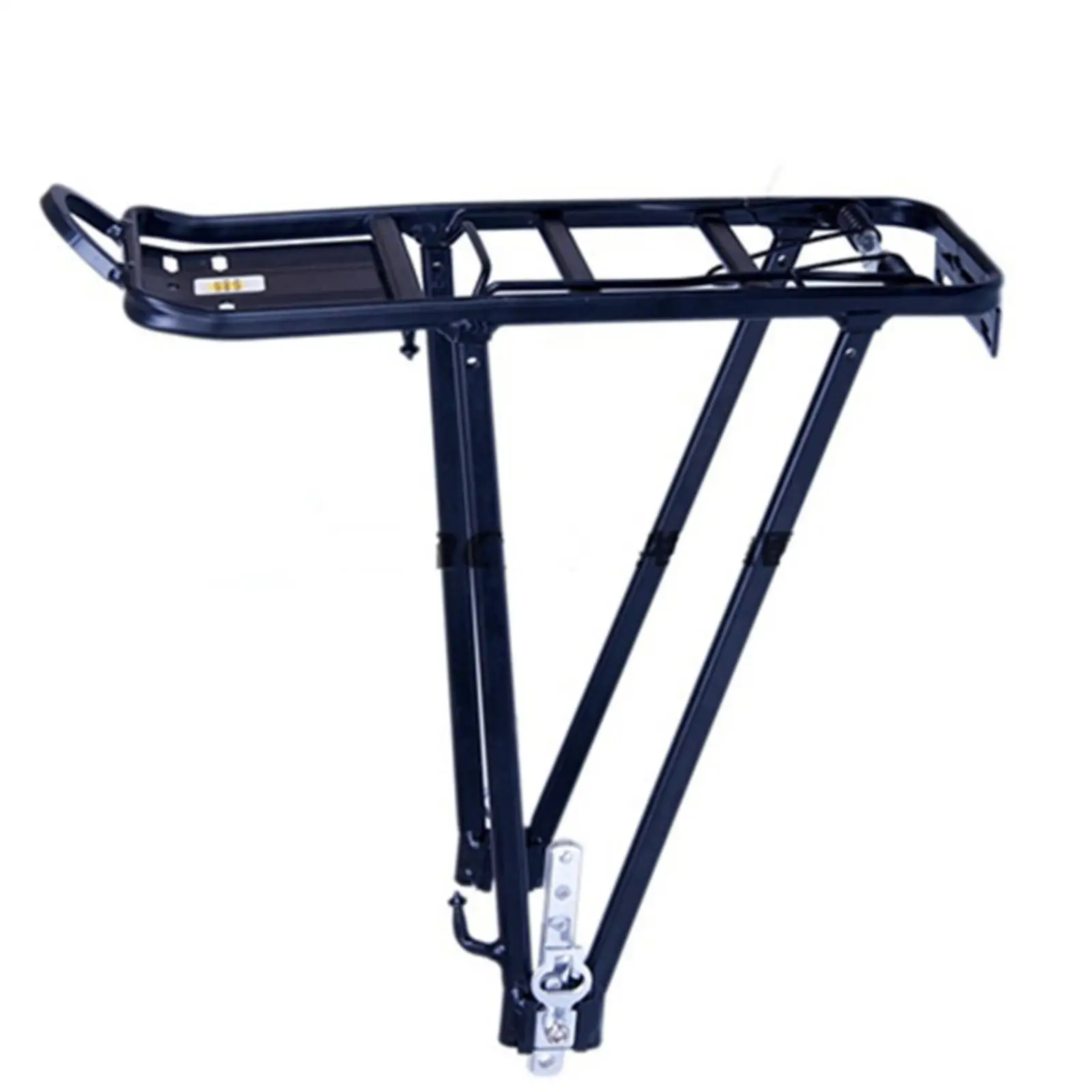 Aluminum Alloy Bike Trunk Rack for Extra Storage on Mountain Road and Folding Cycles with V-brake Compatible Frame
