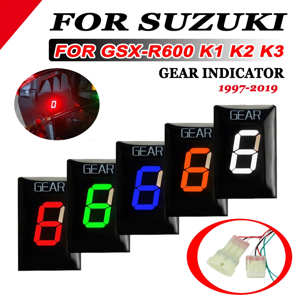 For Suzuki GSX-R600 GSXR600 GSXR 600 K1 K2 K3 1997 - 2018 2019 Special Motorcycle Accessories LED Gear Indicator Speed Display