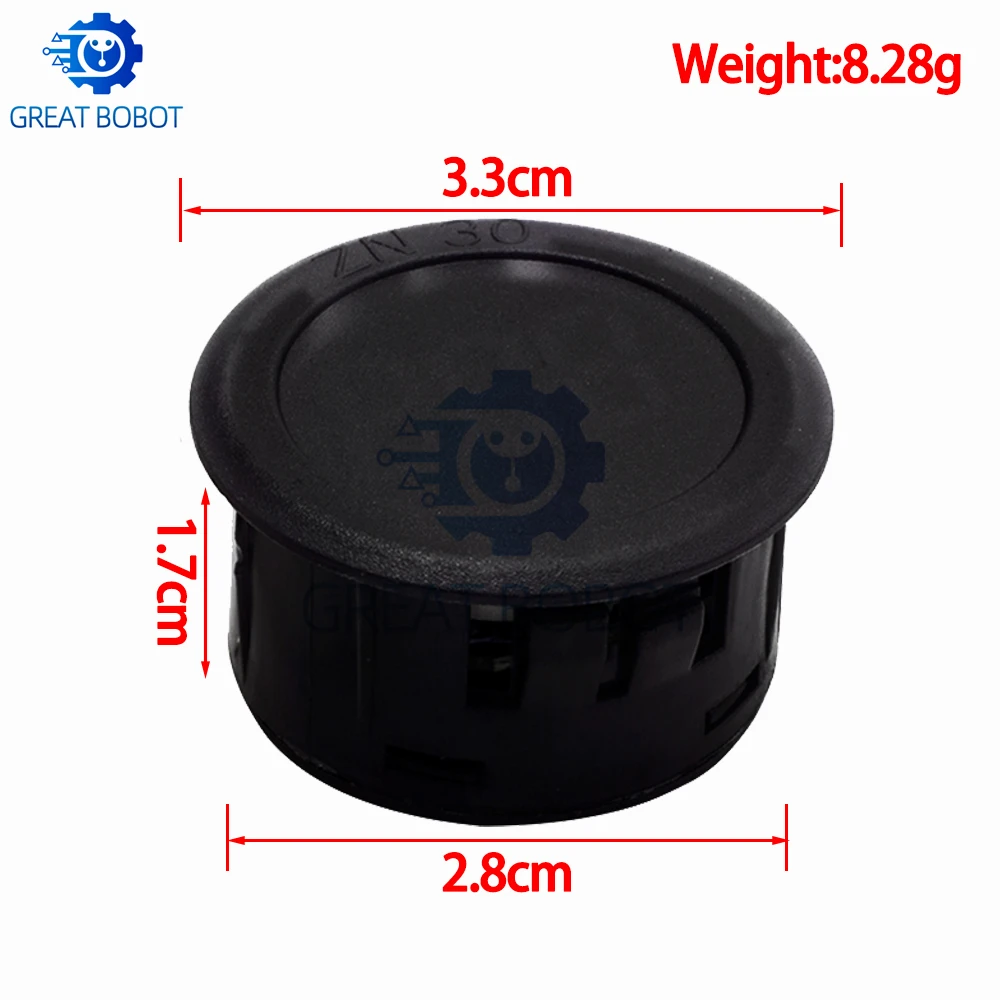 DC5-100V IP65 Waterproof Round LED Panel Meter Voltage Current Monitor Auto Mod Accessory