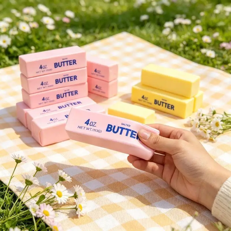 Mini Butter Stick Squeeze PU Butter Quick Rising Hand Relaxation Relief Relaxing Stress Relief Quick Rebound Gift