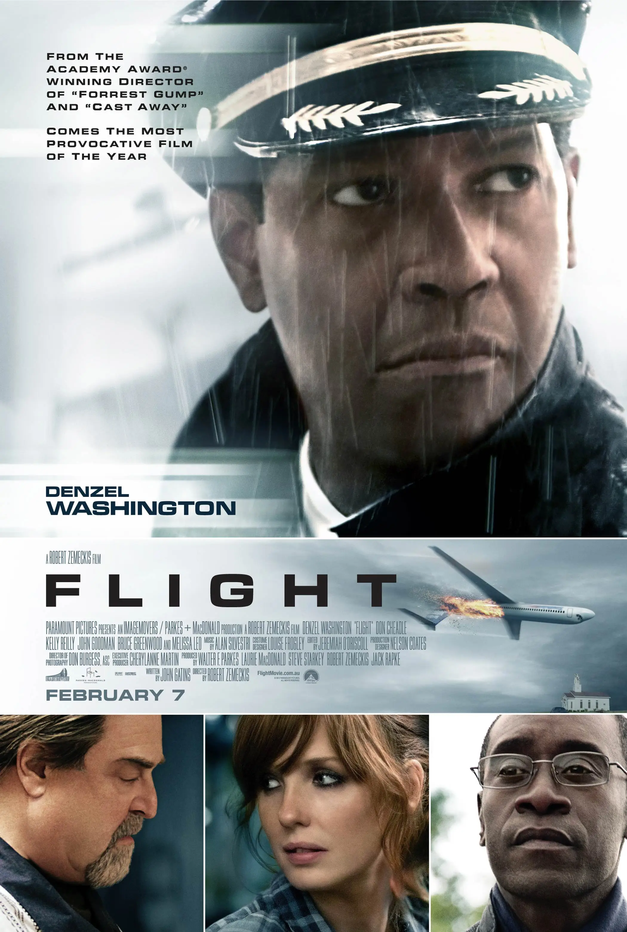 Movie Flight (2012) Poster Canvas Painting Wall Art Pictures Home Interior Decor