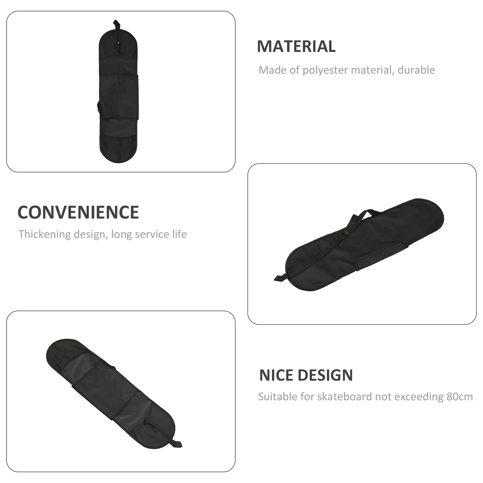 

Scooter Backpack Skateboard Sling Bag Shoulder Portable Storage Protective Cover Bags Polyester Skateboarding