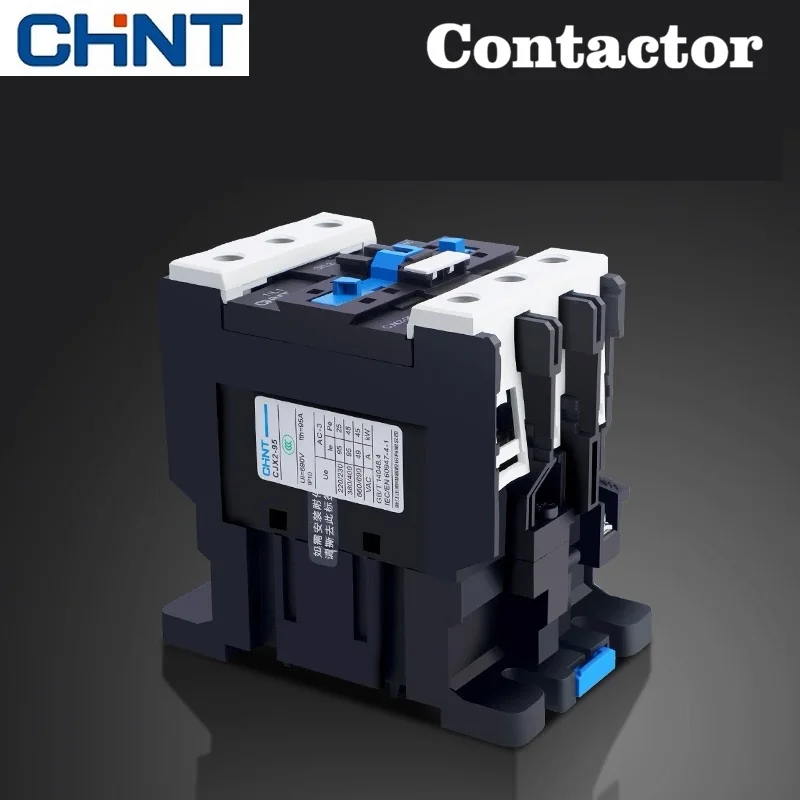 Chint AC Contactor CJX2 Full Series 0910 1801 2510 4011 651195 Single-phase and Three-phase