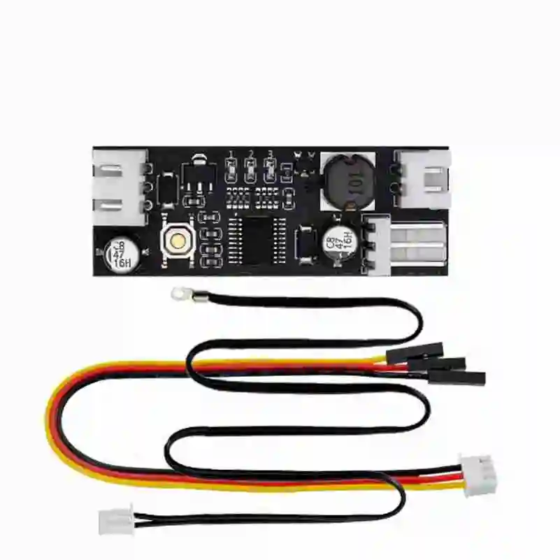 Single 12V 0.8A DC PWM 2-3 Wire Fan Temperature Control Speed Controller Chassis Computer Noiseor PC CPU Cooler Fan Alarm STK IC