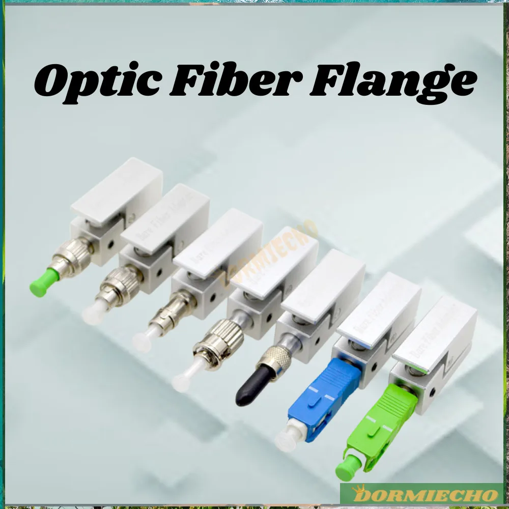 

High Quality Optic Fiber Flange Connector FC SC ST Adapter Square Bare Special Sale Succeeded OTDR Test Temporary Coupler Male