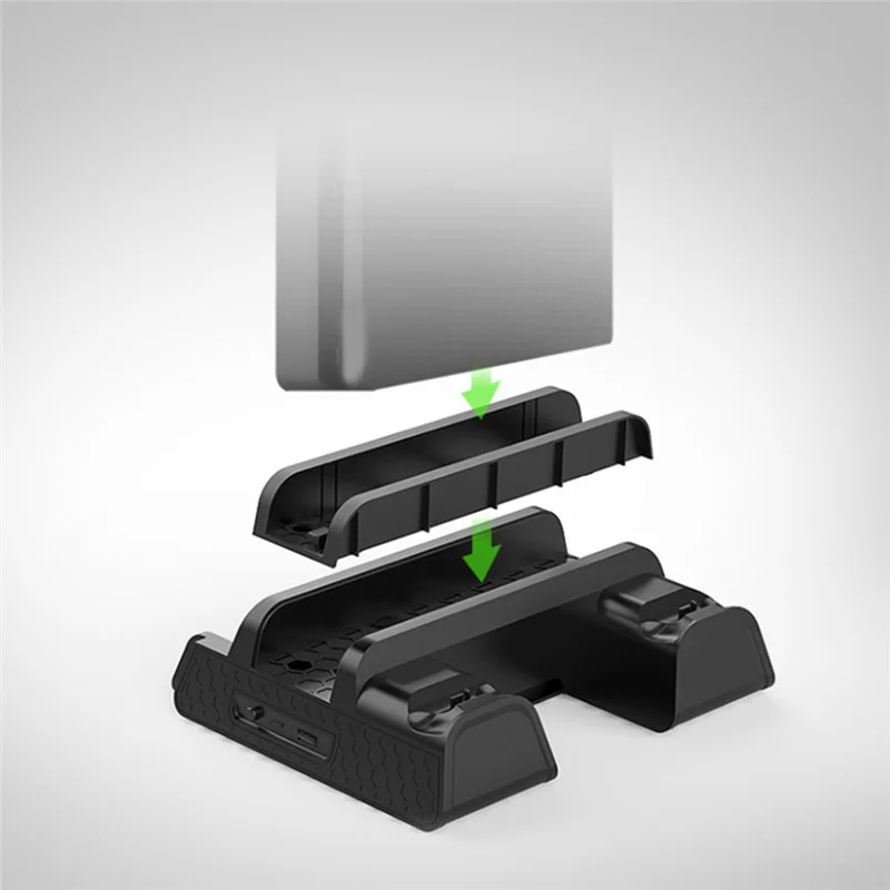 

Vertical Cooling Stand For PS4 Slim Pro Charging Stand For PS4 Edition Dual Charging Card Storage Cooling Fan PS4 Game