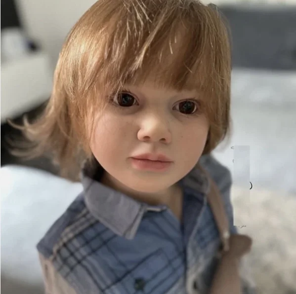 DLS 44inch Pretty Girl Gabriella Reborn Doll Toddler Fully assembled  Realistic Rooted Hair  Short Hair