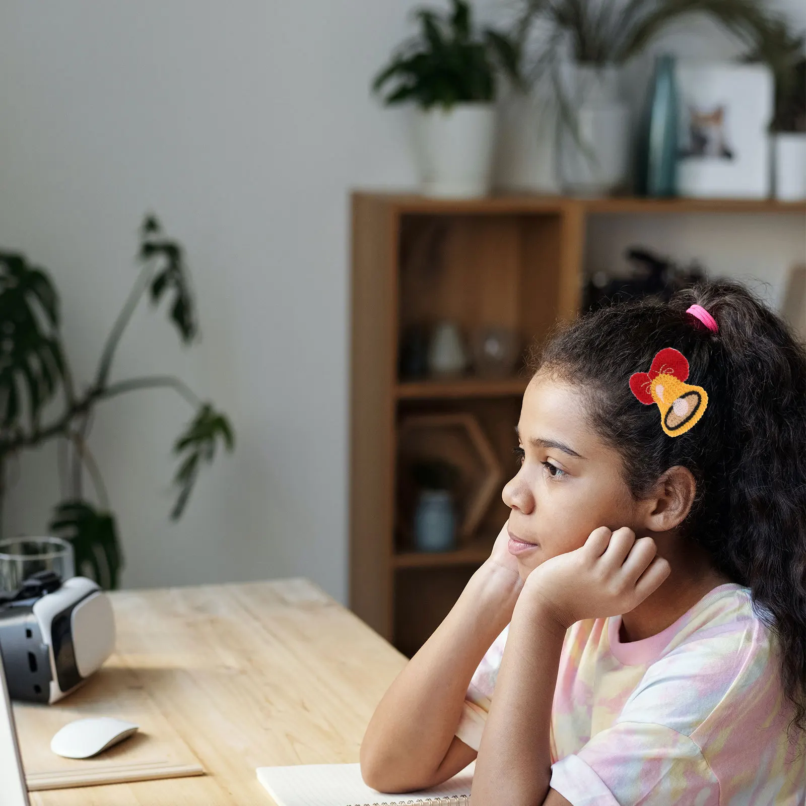 

12 Pcs Little Hair Accessories Winter Holiday Barrettes Clips for