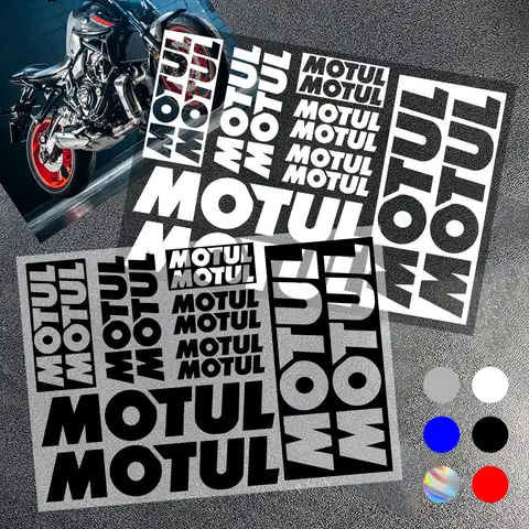 Vinyl Motul Sticker Logo Motorcycle Tank Helmet Car Bike Decal For YAMAHA Kawasaki Suzuki HONDA KTM BMW DUCATI Harley-Davidson