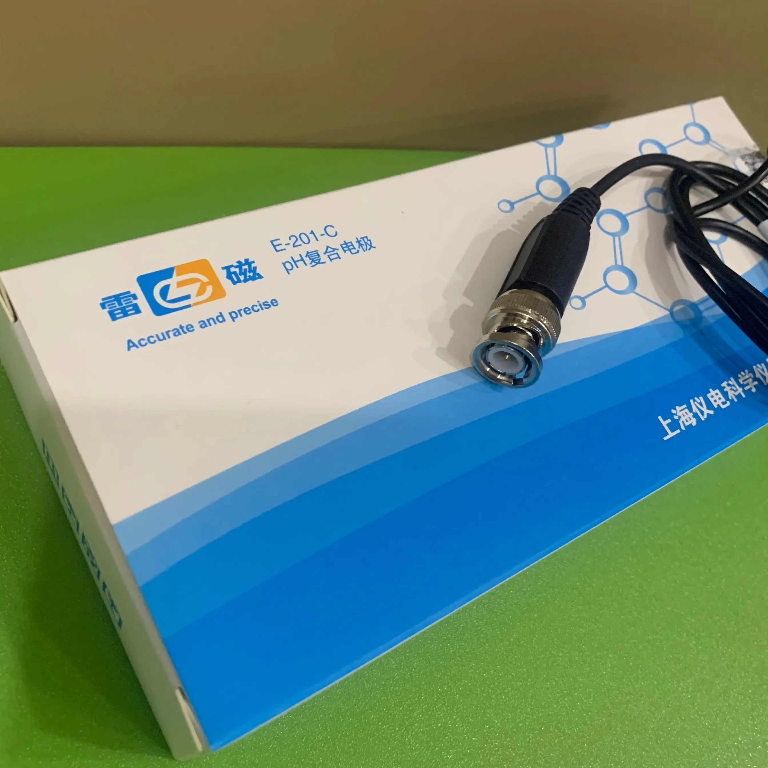 Shanghai Thunder Magnetic E-201-C rechargeable pH composite electrode pH probe pH sensor E-201F 301F