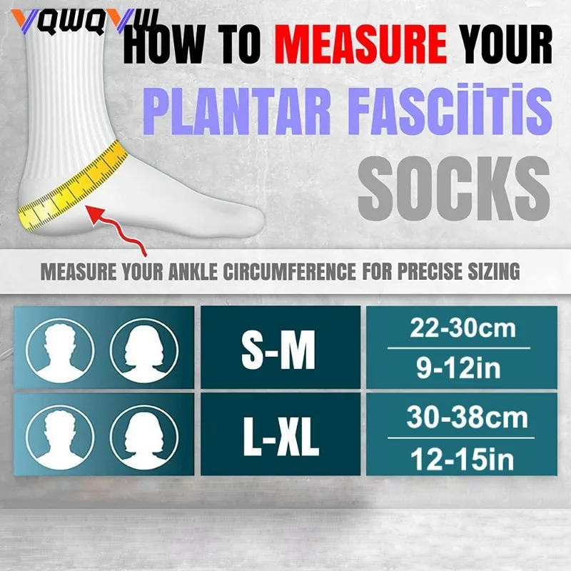 1Pcs Ankle Support Plantar Fasciitis Compression Socks for Women and Men, Ankle Compression Sleeve for Basketball Football