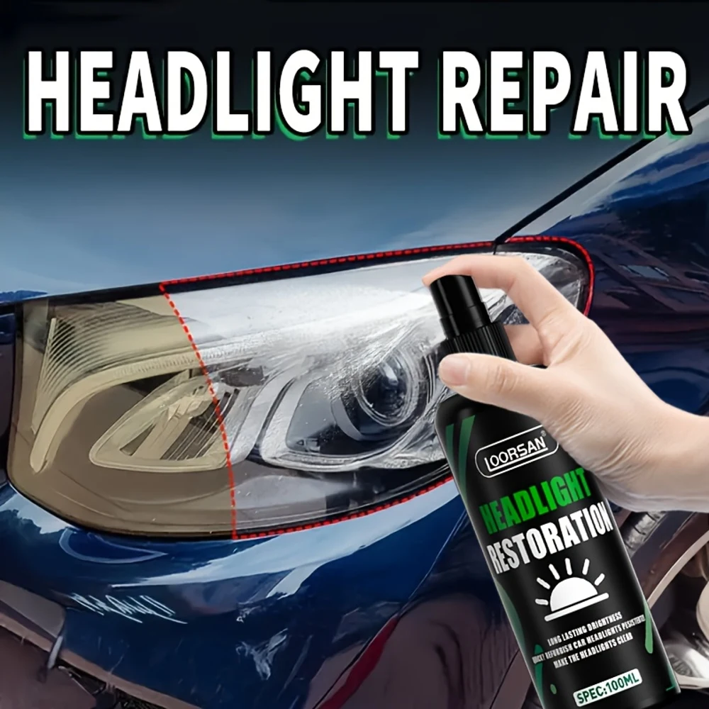 مجموعة أدوات تلميع وخدوش المصابيح الأمامية للسيارة - استعادة الوضوح وإزالة الاصفرار والأكسدة - سائل صيانة السيارة | الدقة #3