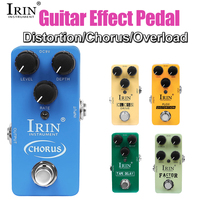 IRIN Guitar Effects Device Distortion/Chorus/Overload Effects Device Pedal Metal+Circuit Board Full Metal Shell Guitar Parts