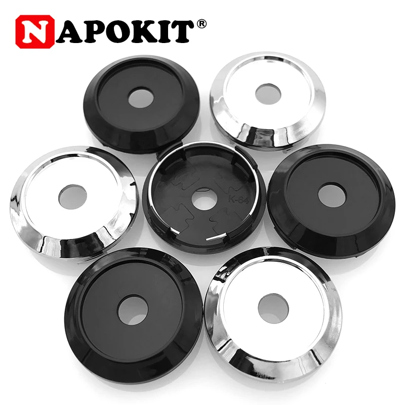 4PCS BlanK No Logo 64mm Car Wheel Center Cap For Rays TE37 ZE40 VOLK Advan Racing XXR Work Emotion Vossen Rims Hub Cover