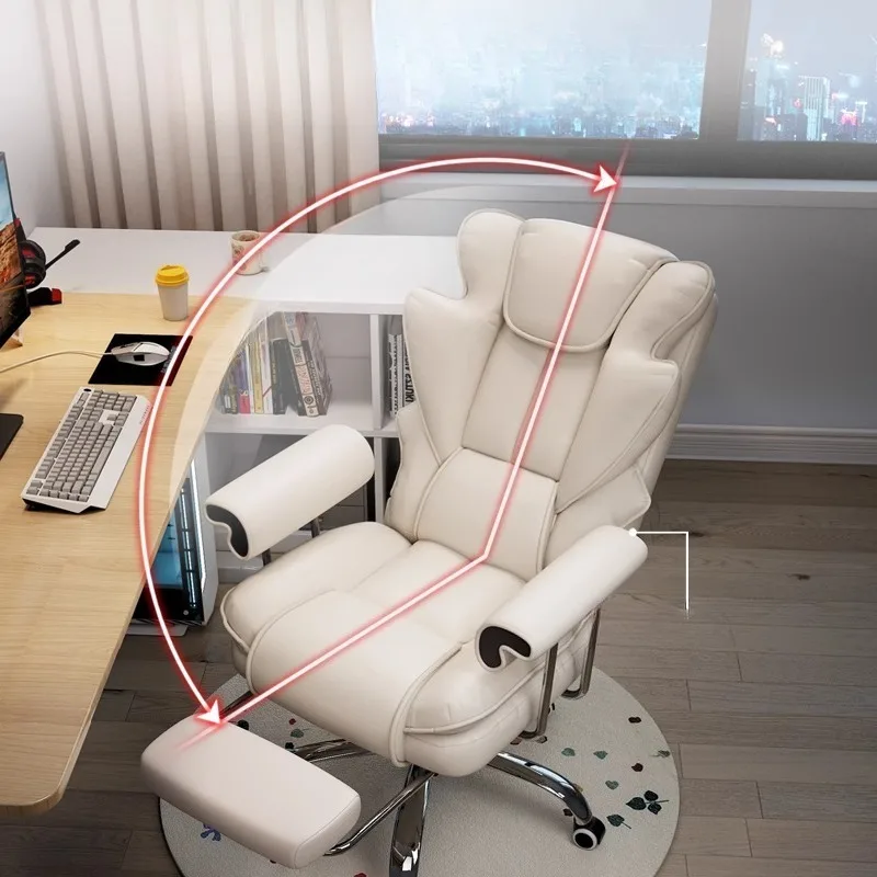 

Aesthetic Design Office Chair Ergonomic Support Vanity Comfortable Office Chair Gaming Leather Chaise De Bureau Home Accessories