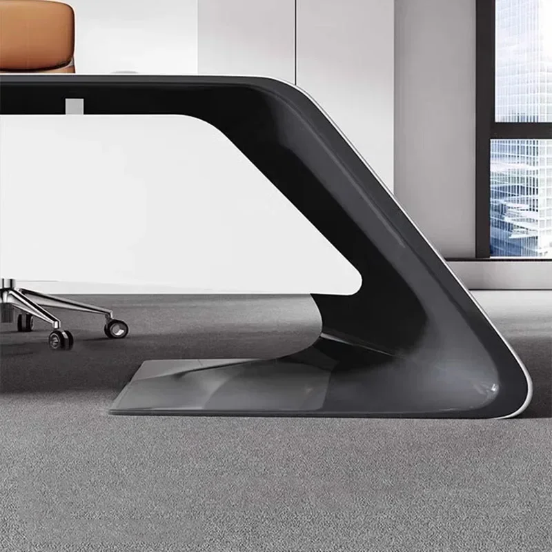 Multifunctional Desk Office Furniture Computer Reading Room Automatic Modern Professional Workstation Acrylic Table Tables Work