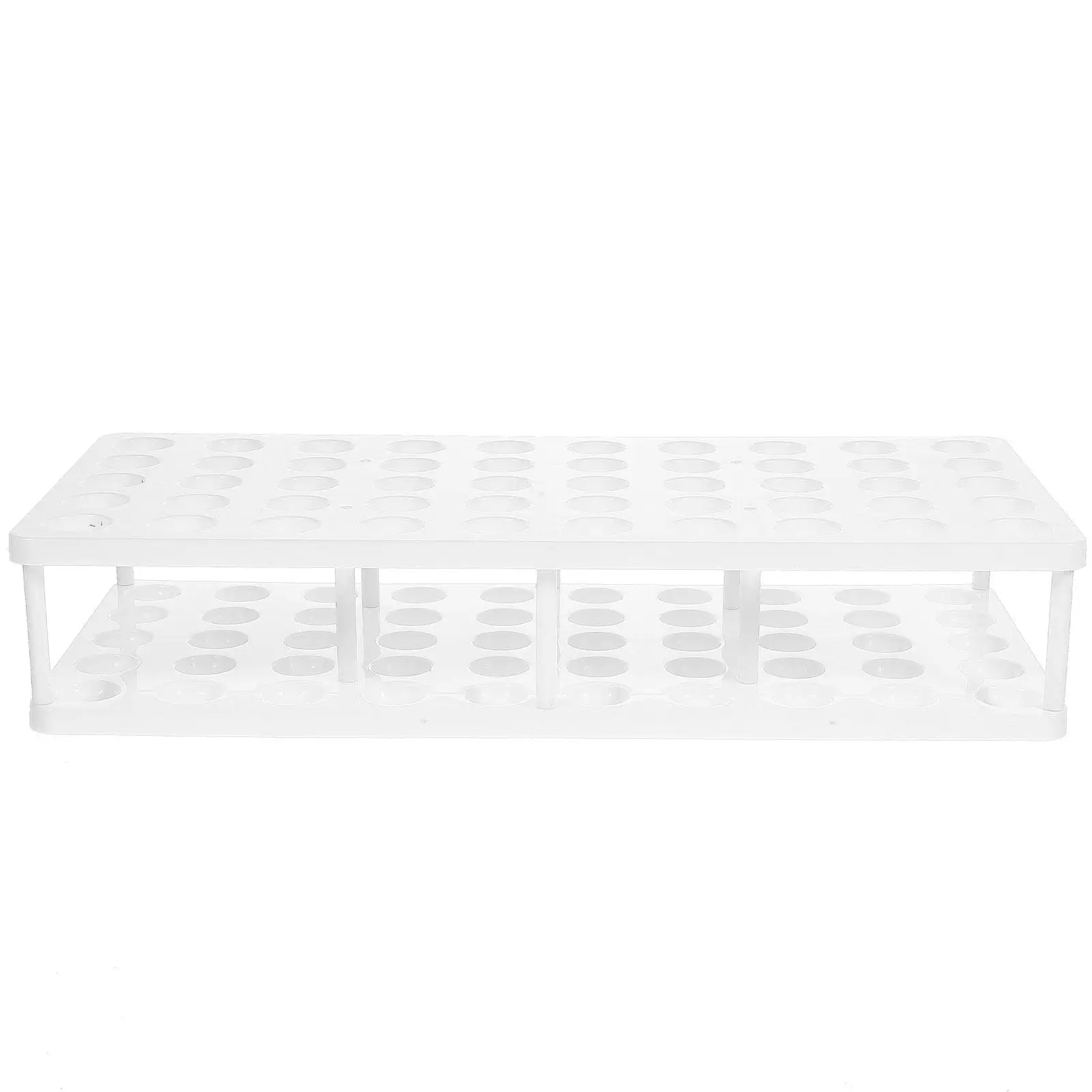 50 Holes Test Tube Rack Plastic Reusable Laboratory Centrifuge Tube Holder Sampling Storage Organizer For Research Clinical view 5