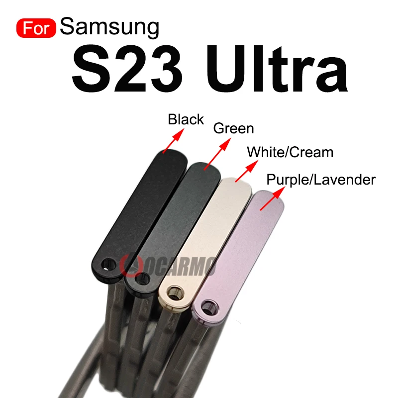 For Samsung Galaxy S23 Ultra S23+ Plus Sim Tray Single + Dual SIM Card Slot Holder Replacement Parts