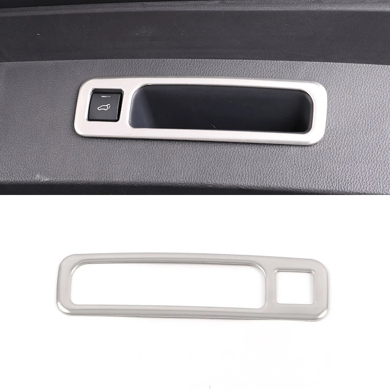For Toyota Highlander XU70 Kluger 2020 2021 2022 2023 Stainless Car Trunk Door Handle Frame Cover Trim Sticker Accessories