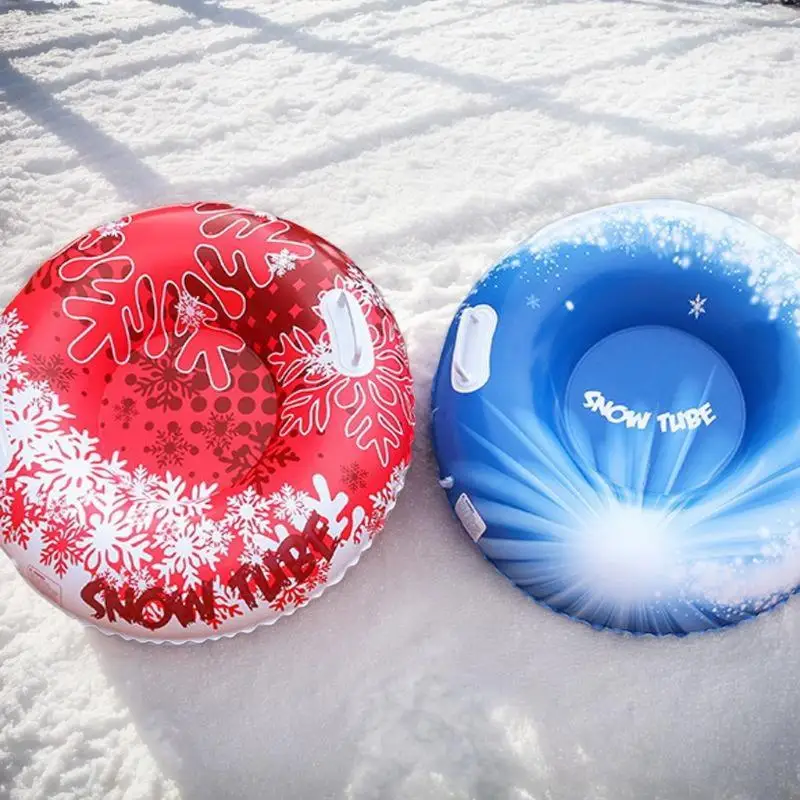 

Ski Ring Thicken Inflatable PVC Sledding Tube Snow Tubing Winter Snow Tube With Handle Winter Outdoor Sports Equipment