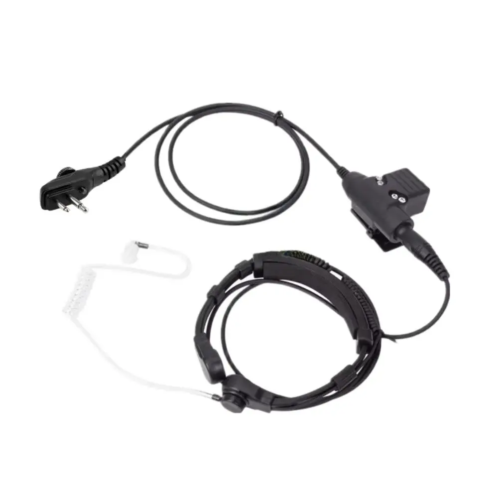 

Adapt For Hytera TD510 TD520 PD560 Walkie-talkie J Standard Retractable Throat Control Throat Microphone Headset U94 PTT