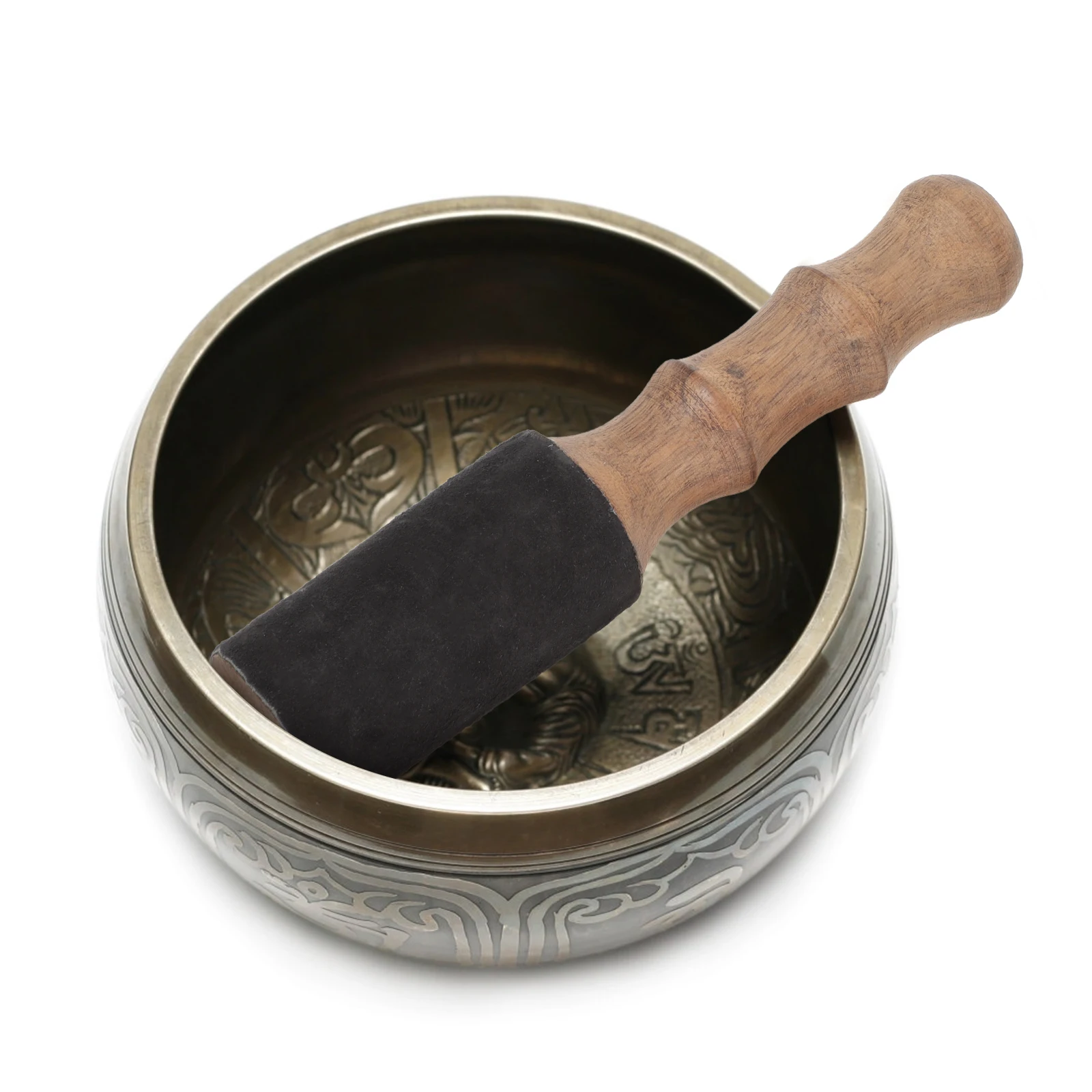 

Buddha Sound Bowl Temple Accessory Wood Mallet Bowls Accessories Yoga Singing Striker