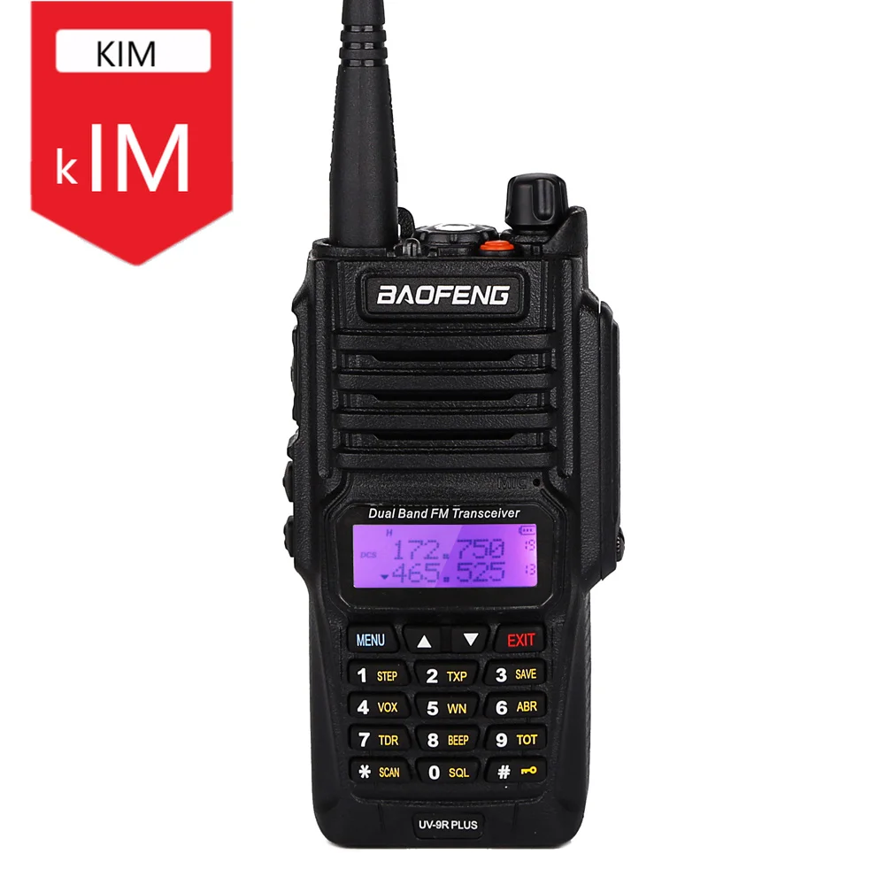 shop kimBaofeng UV-9R Plus 8watts Baofeng Dual Band Handheld Ham Radio Waterproof Walkie Talkie Uhf Vhf Two Way Radio