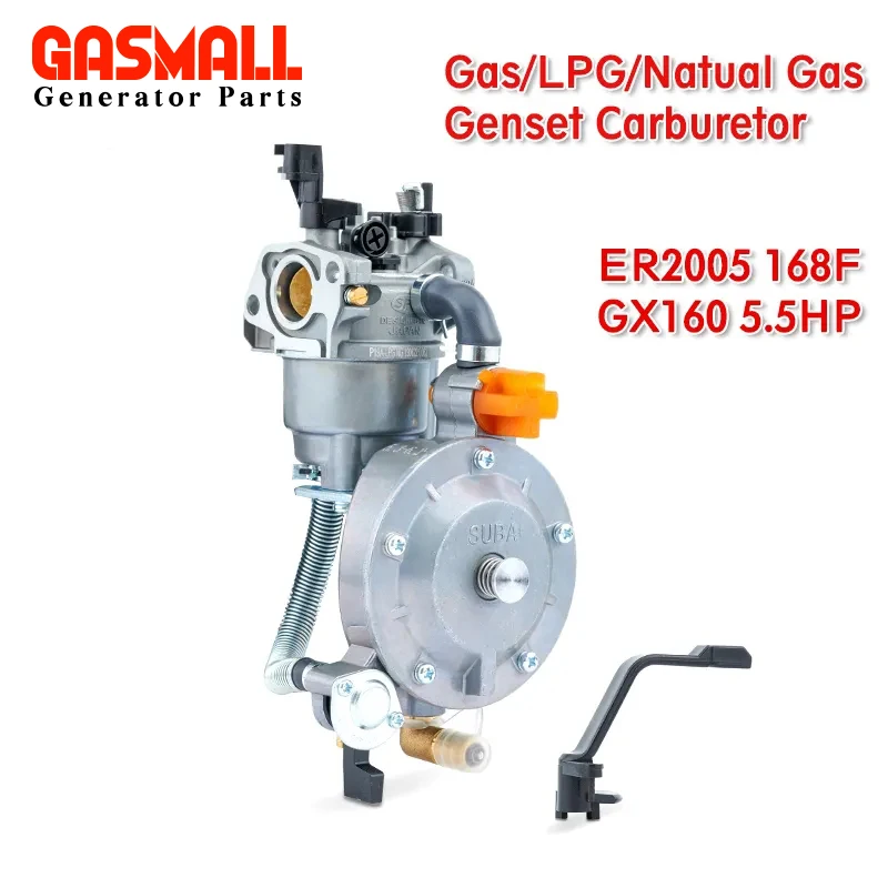 Automatic ER2500 2KW 168F Carburadores Generators Petrol LPG Manual Carburetor  Gasoline Generator Parts Kit Assy