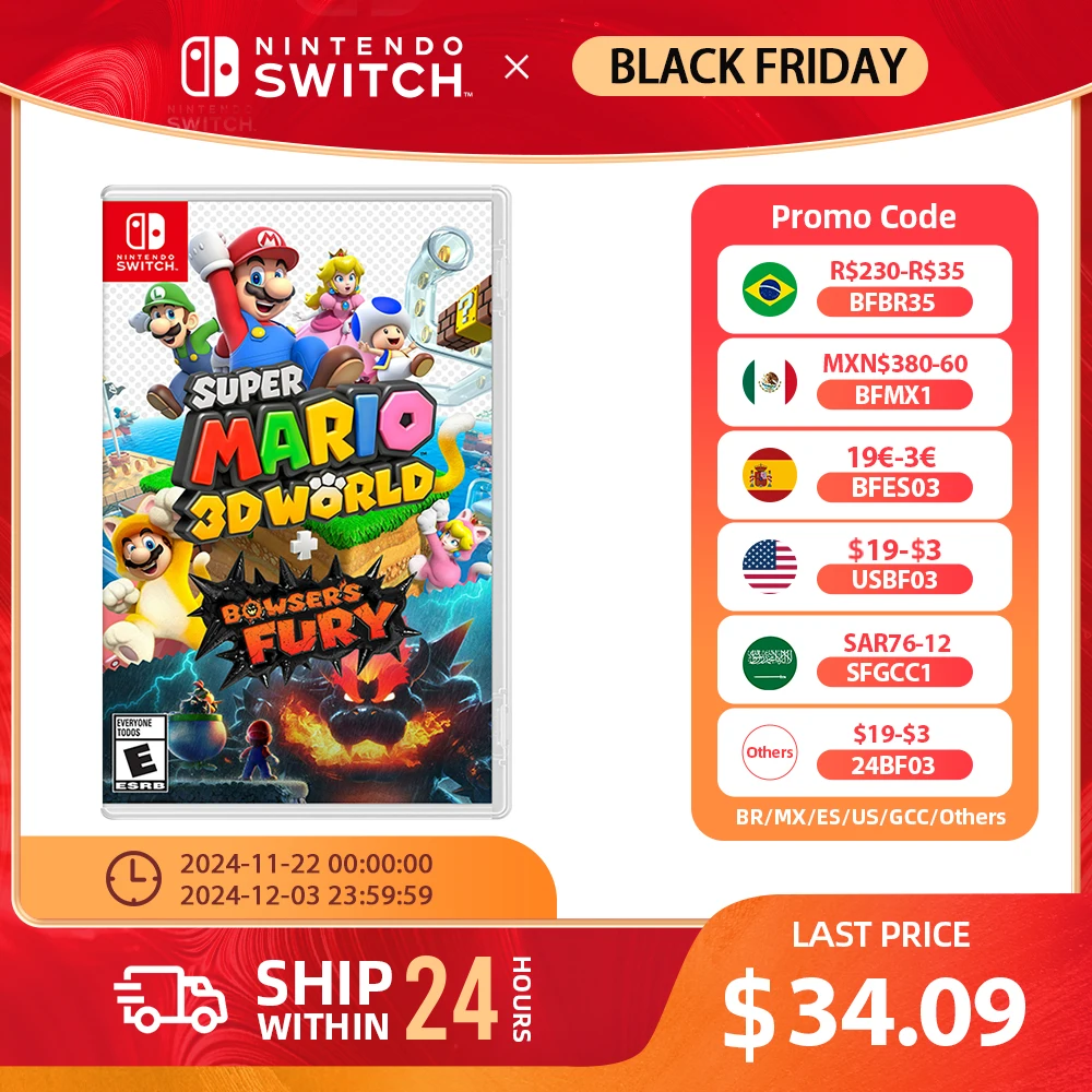 Super Mario 3D World Bowsers Fury - Nintendo Swtich Game Deals