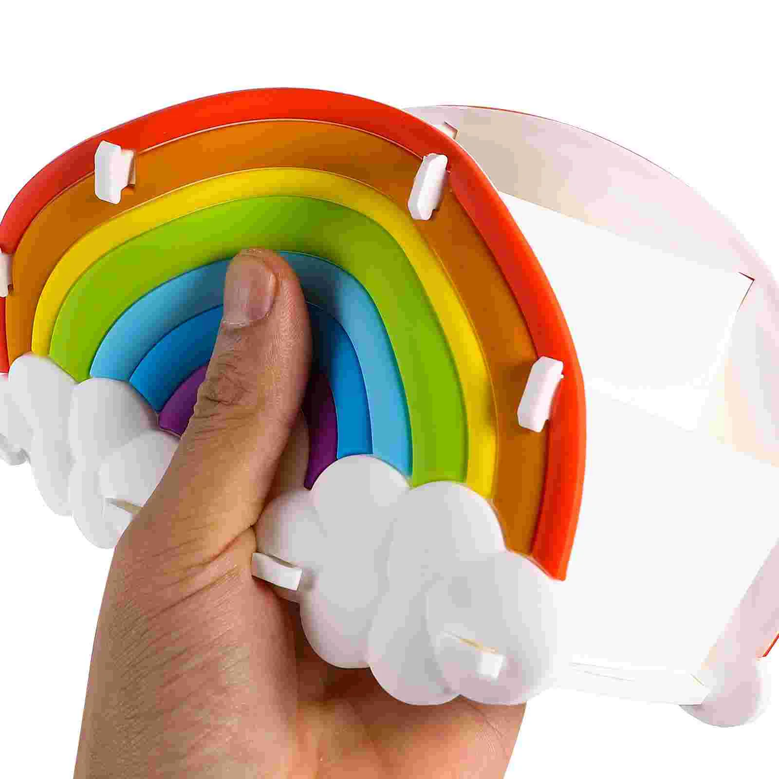 Caixa De Armazenamento Multifuncional Para Maquiagem Escova, Rainbow Bridge, Lápis Titular, Desk Organizer