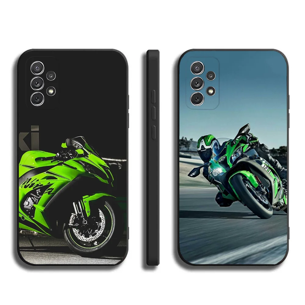 K-Kawasakis Car Phone Case For Samsung Galaxy A20,A21s,A22,A31,A32,A52,A53,A72,73,A80,A91Soft Black Cover