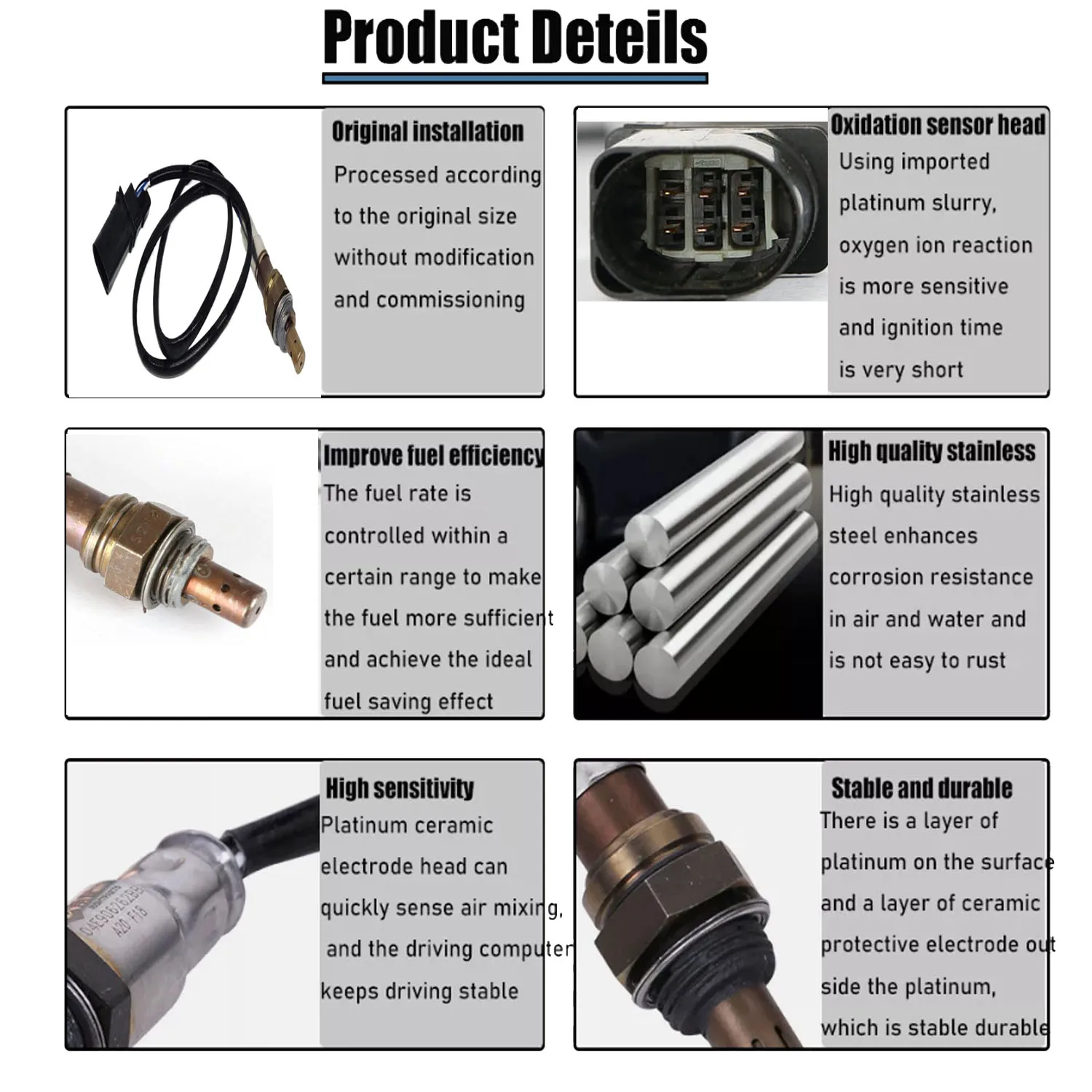 wideband Upstream Lambda O2 Oxygen Sensor 36531-67A-H01 3653167AH01 for Honda Avancier Breeze URV CRV 1.5 Turbo 2019-2024