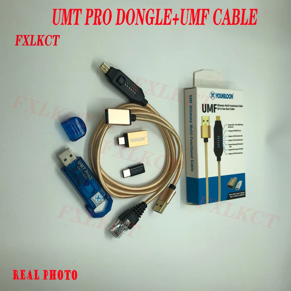 GSMJUSTONCCT UMT Pro 2 Dongle, UMT Dongle, AVB Dongle, UMF Boot Cable for Samsung, Huawei, YAMAHA, ZTE