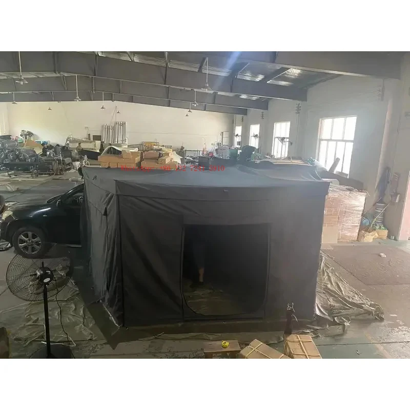Hongsheng Products 2M 180 Degree Free Standing Car Side Awning, Waterproof Canopy for 4X4 Offroad Camping