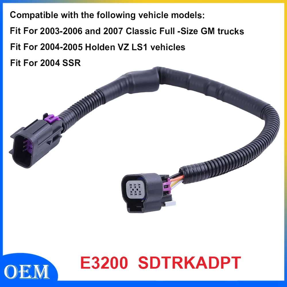 

Модуль корпуса дроссельной заслонки Black Blade Torque Rush X-Link E3200 SDTRKADPT для TBSS LS2 LS3 или LS7 8-контактный на 6-контактный DBW