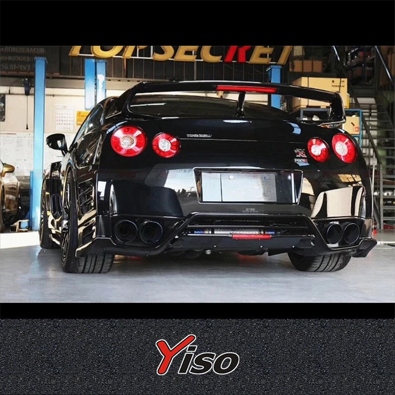 

Suitable for R35 GTR GTR35 Modified encirclement Carbon fiber Aerodynamic kit R35 GTR GTR35 TOP SECRET Rear Lip diffuser