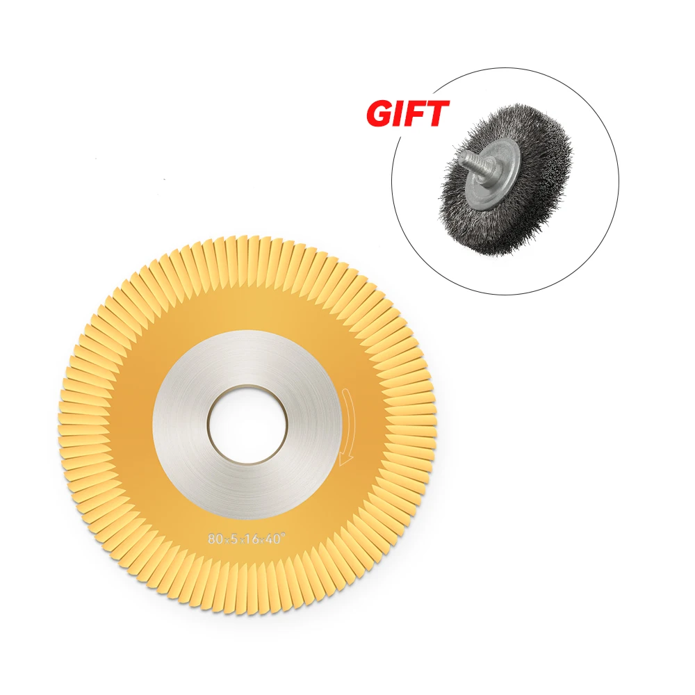 

HUASHI Horizontal Key machine Special Cutter Flat Milling Cutter Milling Cutter (80*5*16*40) Locksmith supplies