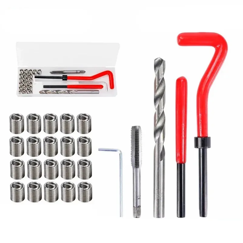 Imagem -05 - Kit de Reparo da Rosca M2-m16 25 75 131 Pcs Usado para Reparar Danificado Chave Macaco Ferramenta Massa Frita Torção Bit Mão