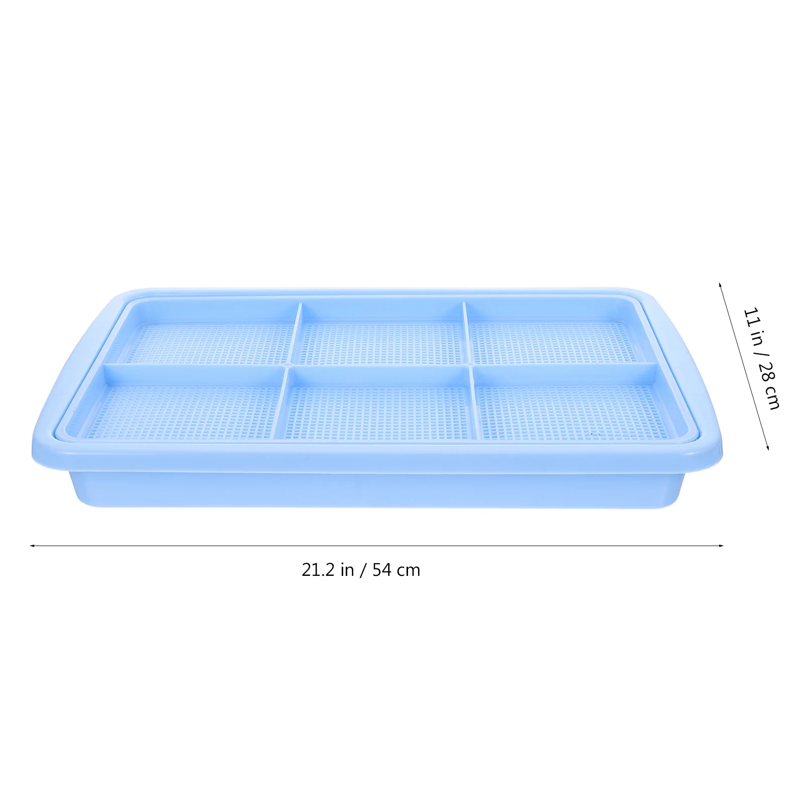 

2 set Multi-Function Seedlings Tray 2-Layer Sprout Vegetable Box For Wheatgrass Cat Grass Germination Hydroponic Planting Diy