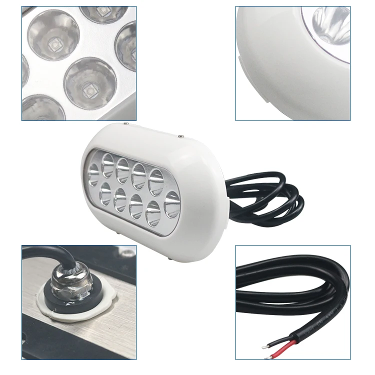 Unterwasser Ponton Marine Boot Spiegel Licht Angeln Finder Lampe Licht Shads Angeln LED Boot Deep Drop Unterwasser Licht