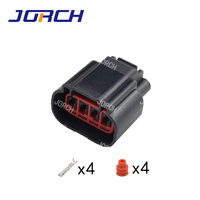 E-3166 Female Sensor 4 Pin Waterproof Connector For F ord Mazda WPT-1339 3U2Z-14S411-SPC