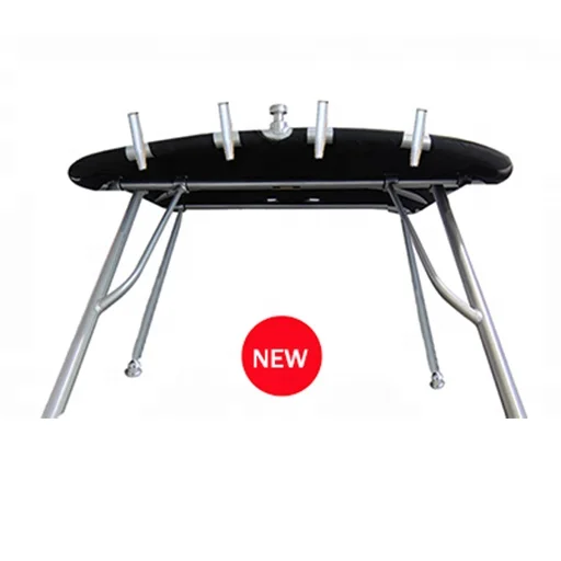 Dolphin T-top Walk Around Boat t Top and Wakeboard Tower With Black Canopy 2024 Version